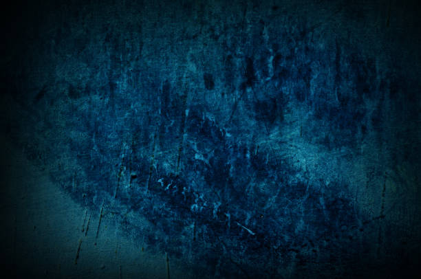 istock Dramatic dark turquoise old wall - background for your grunge design 959542474
