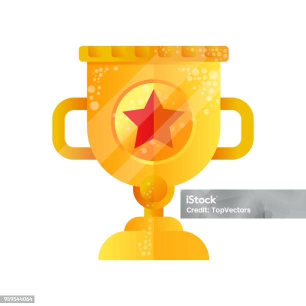 Grande Coupe Trophée Or 37cm - Trophée Première Place Avec Ruban Pour Sports Et Compétitions