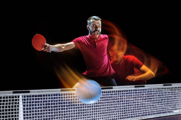 istock The table tennis player serving 959554914