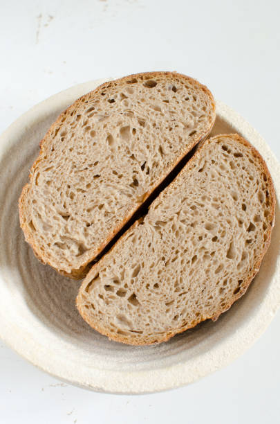 istock Wheat homemade sourdough bread with buckwheat flour 959559488