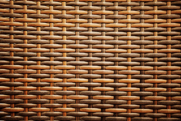 istock Beautiful woven texture of warm tones. 959561836