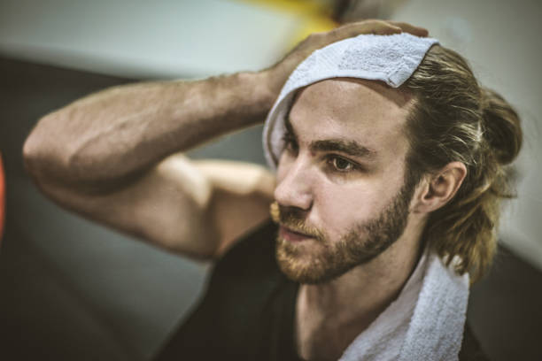 istock My workout is done. Young sports men. 959562512