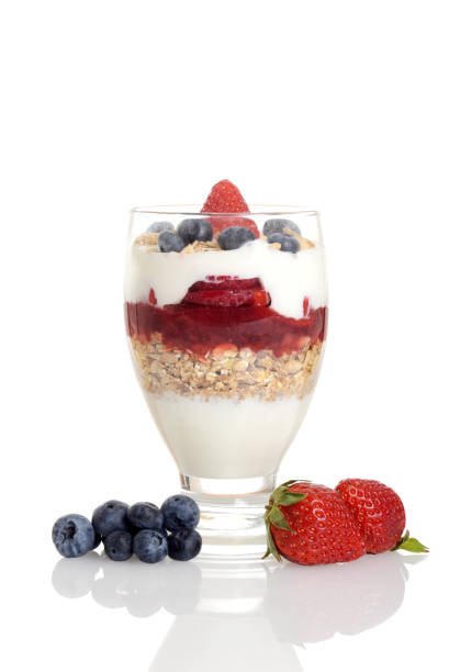 istock strawberry and blueberry parfait with berries 959580564