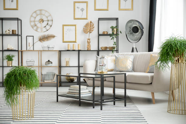 istock Plants in sophisticated living room 959599742