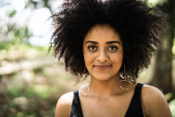 istock Afro young descent woman portrait 959600094