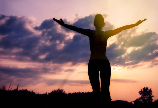 istock Open your hands and look up into the sky 959604700