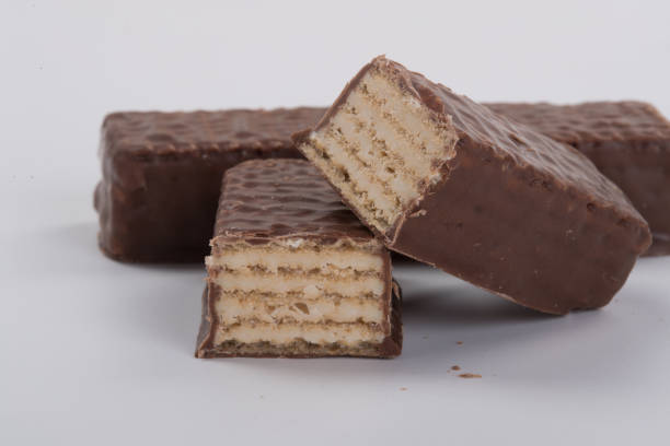 istock Chocolate wafers dessert isolated 959605196