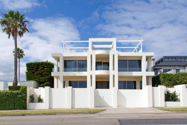 Modern apartments at Rhodes, NSW, Sydney. Rhodes is a growing suburb with a lot of new developments built in recent years.