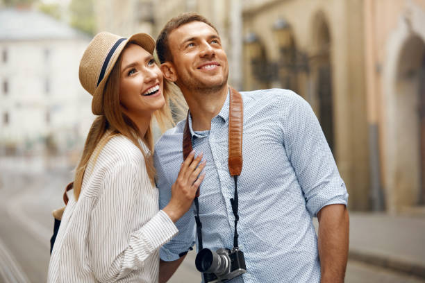 istock Travel. Couple Walking On Streets On Weekend Vacation 959633716