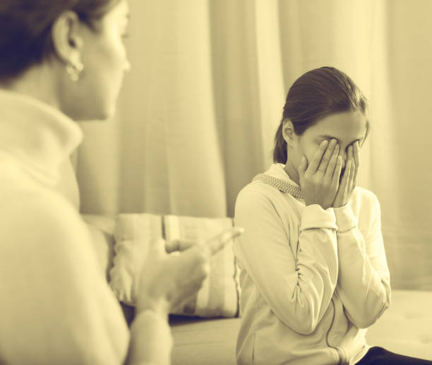 istock Mother reprimands her daughter 959641842