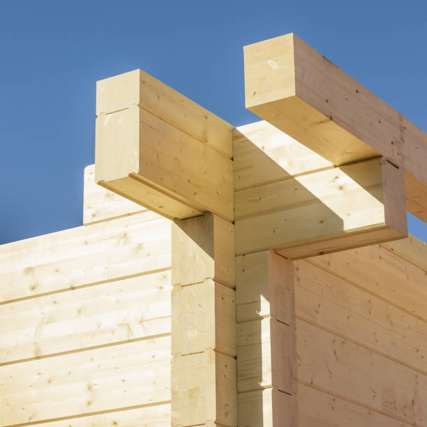 Timber construction in construction industry