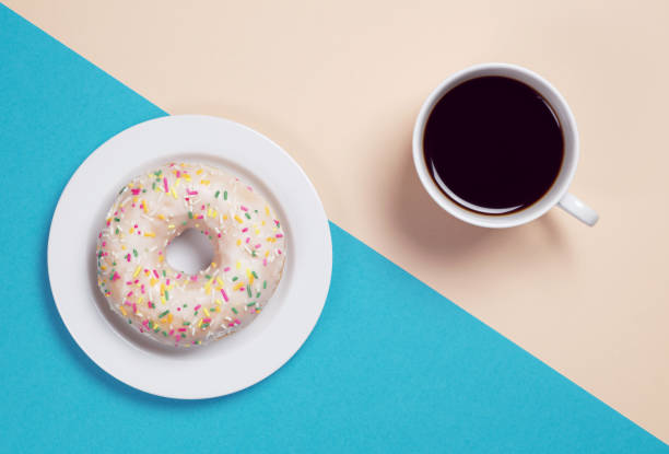 istock Coffee and tasty donut 959646564
