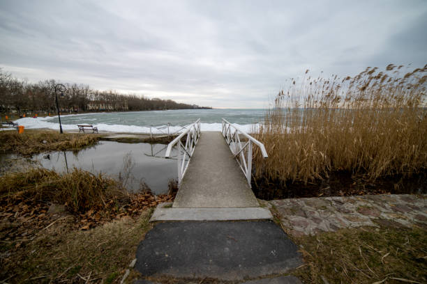 istock Lake Balaton in winter, Hungary 959648442