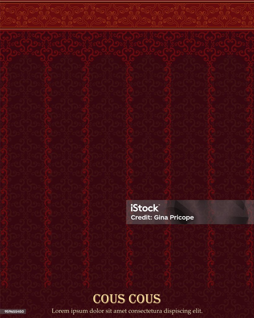 Cicus Menu Background Design Couscous Menu Background Stock Illustration - Download Image Now ...