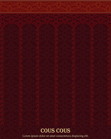 Cicus Menu Background Design Couscous Menu Background Stock Illustration - Download Image Now ...