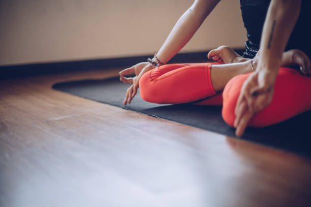 istock Beautiful Girl Doing Yoga 959661438