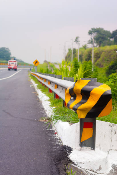 istock guard rail on road Guatemala 959666918