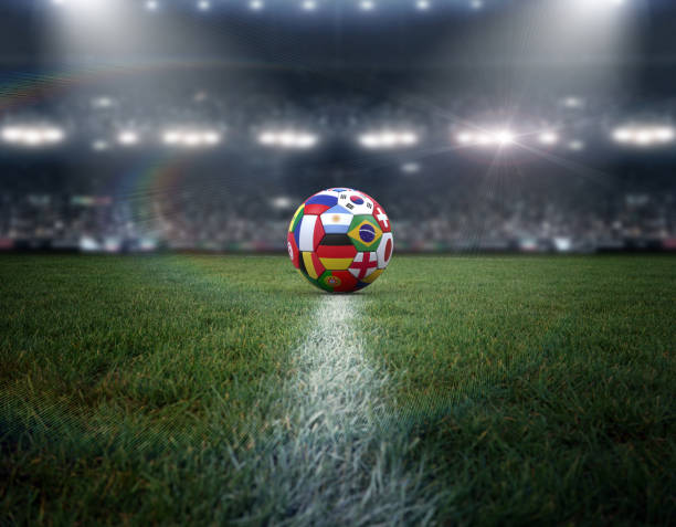 istock Soccer ball in the stadium 959673284