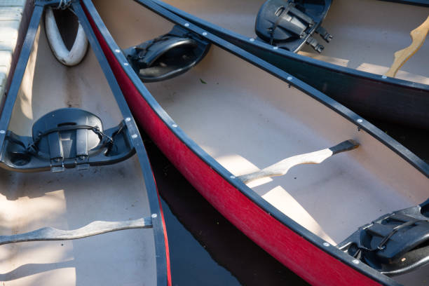 istock canoes at  mooring station 959690034