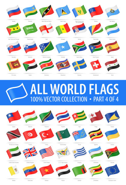 istock World Flags - Vector Waving Glossy Icons - Part 4 of 4 959698070
