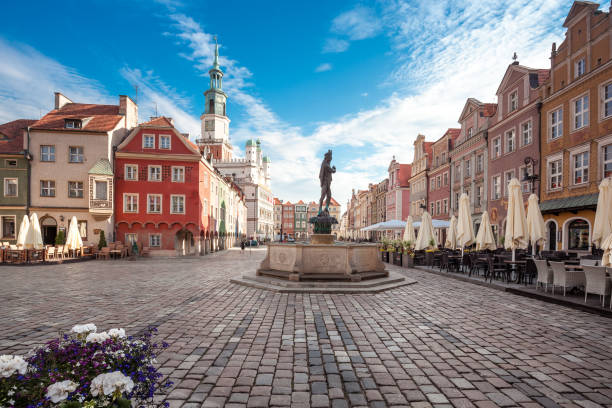 Worth seeing Market Square  of Poznan city capital Greater Poland province