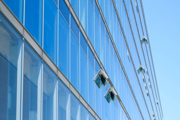 istock modern office building glass facade - corporate building 959715194