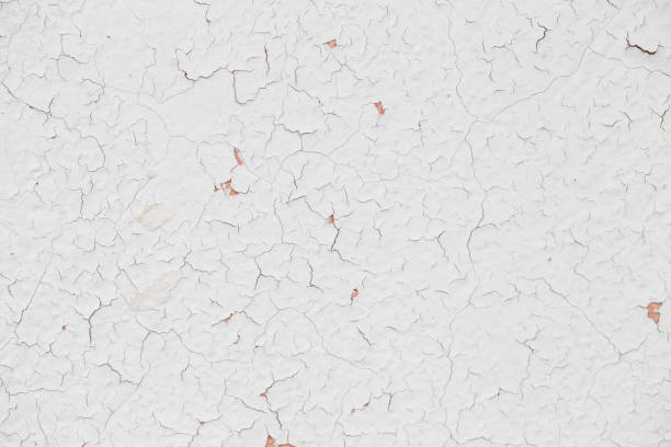 istock Old wall with white paint peeling off texture, Closeup Texture abstract old wall background,cement floor 959720624