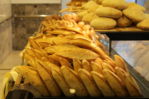 istock Freshly baked breads in French bakery 959720762