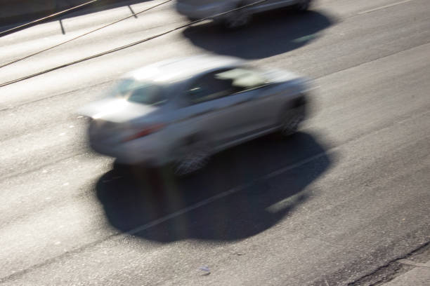 istock White street car in motion 959723380