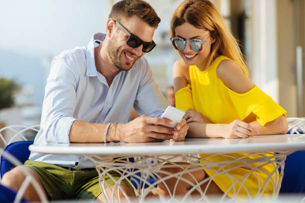 istock Young couple in a cafe 959724360