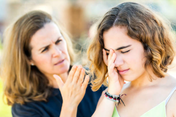 istock Mature mother scolding her young daughter 959733830