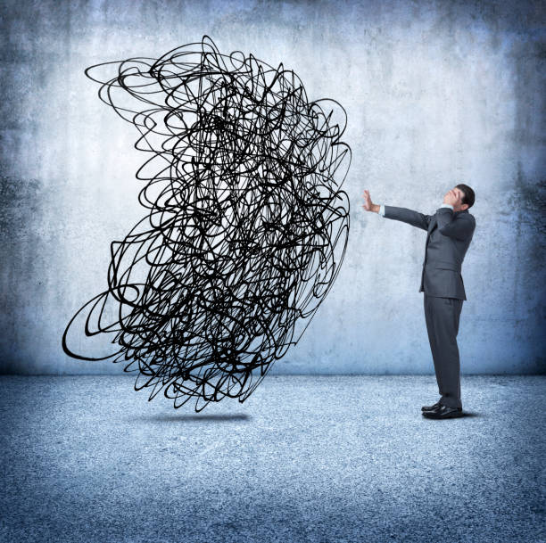 istock Man Trying To Stop Impending Onslaught 959733862