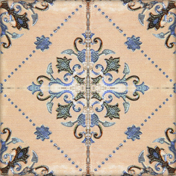 istock ceramic tiles patterns handicraft from thailand In the park public. 959740776