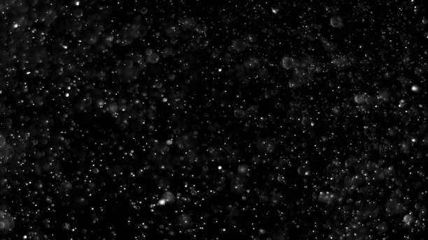 istock Dust Cloud Isolated Black Background Bubble Bokeh 959753332