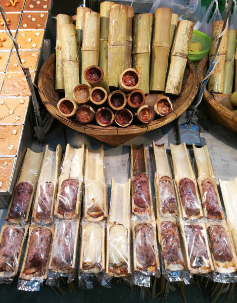 istock Sticky rice in bamboo cylinder 959758506