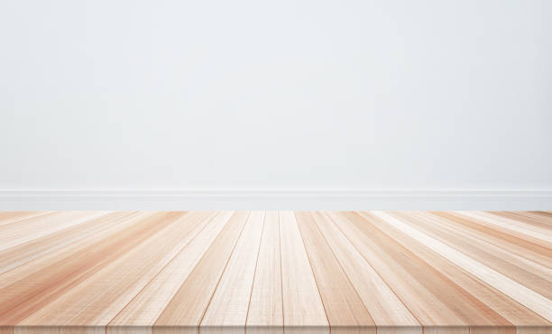 istock Empty wood table top with cloudy sky background for display or montage product 959776870