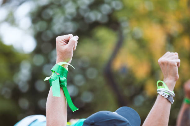 istock People raised hand air fighting for protest 959783386