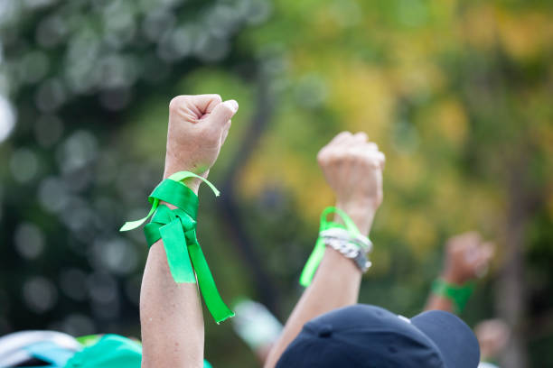 istock People raised hand air fighting for protest 959783394