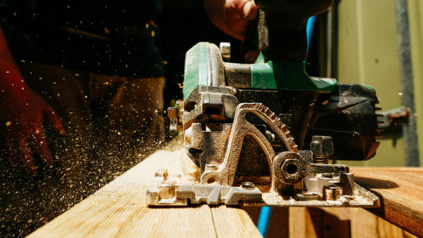 istock Carpentry, tools, nails, wood and renovations 959783572