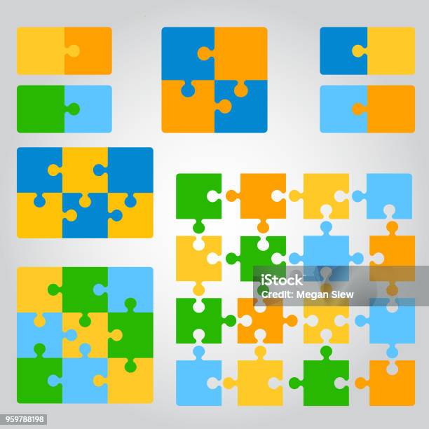 Puzzle Piece Stock Illustration - Download Image Now - Jigsaw Piece, Togetherness, Connection