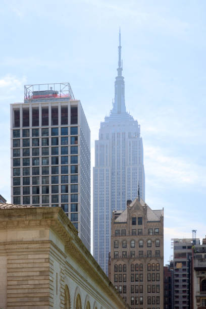 Empire State Building in Midtown Skyline stock photo