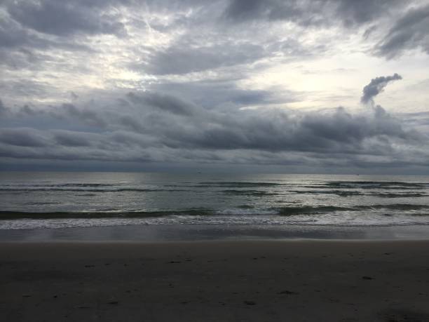 istock Beautiful sand sea and sky in the morning. 959794104