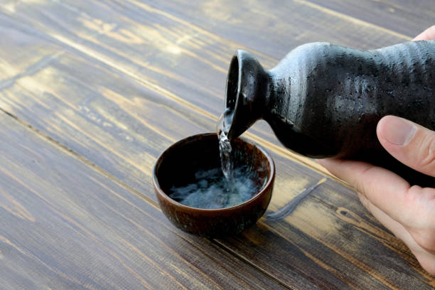 istock Drinking SAKE, Japanese traditional alcoholic drink 959807800