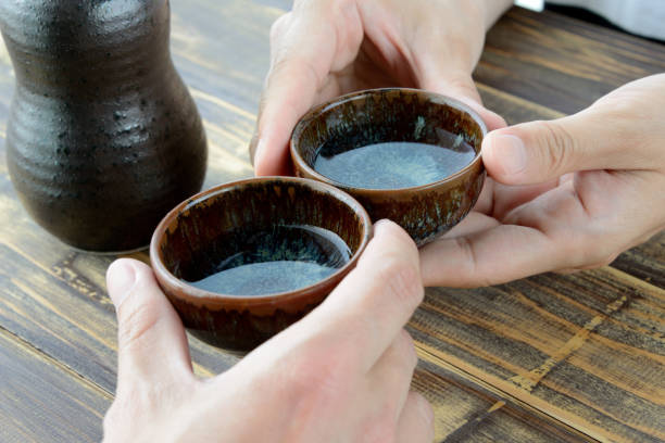 istock Drinking SAKE, Japanese traditional alcoholic drink 959807850