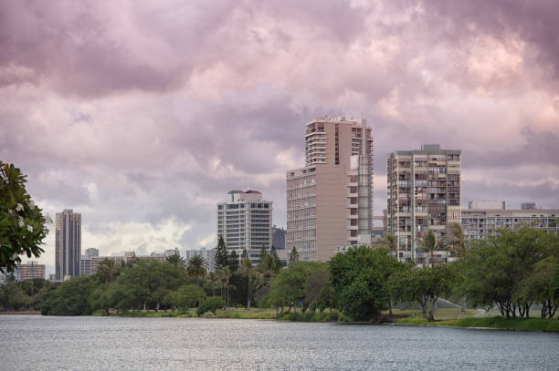 istock Beautiful Morning Starts on City Honolulu 959807970