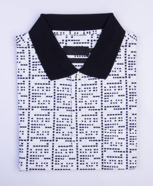 istock shirt or mens folded polo shirt on background 959808670
