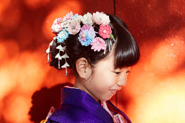 istock Japanese girls wearing kimonos. 959818438