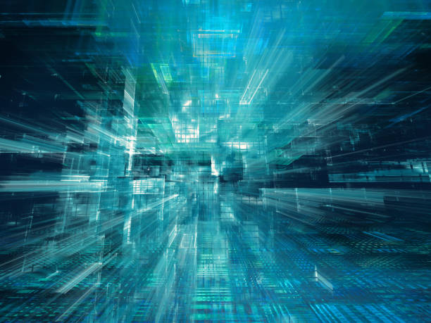 istock Futuristic background on a theme of Science, Technology and Communications 959824154