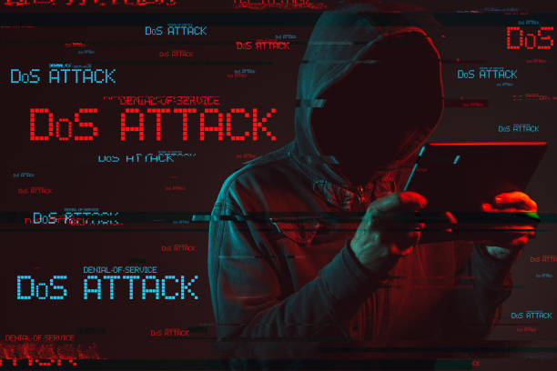 istock Denial of service or DDoS attack concept 959827096