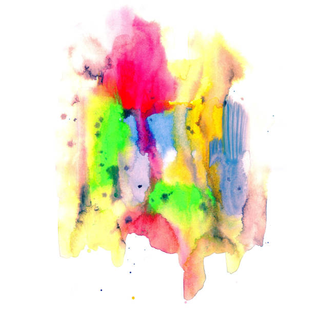 istock Hand drawn watercolor colorful background. 959828232